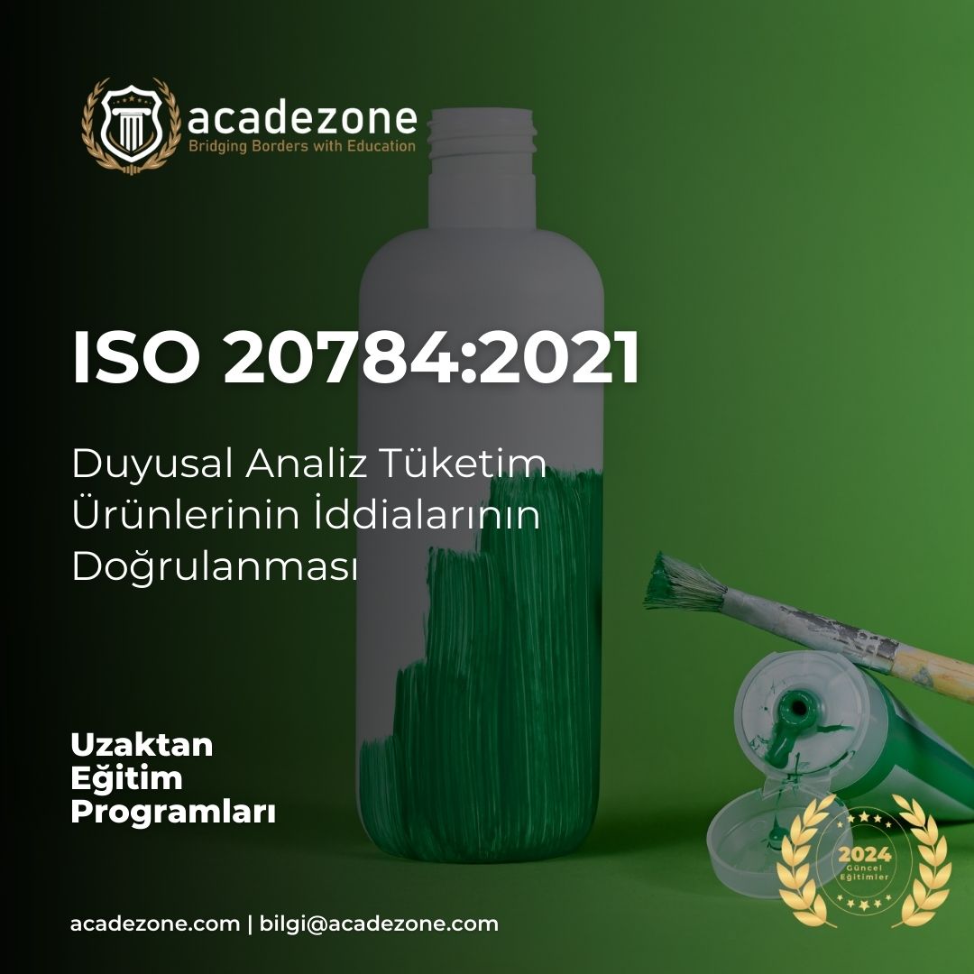 ISO 20784:2021-Duyusal Analiz Tüketim Ürünlerinin İddialarının Doğrulanması